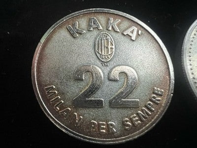 🔴 Medaglie sportive Kaká Milan Tour Bernabéu Real Madrid Lotto 4