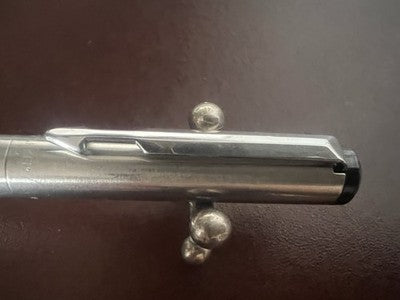 🔴 PARKER penna stilografica Vector cromata satinata pennino M cartuccia scrive