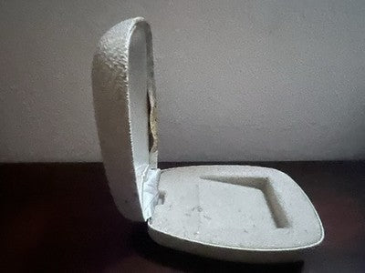 🔴 COLIBRÌ astuccio accendino MONOGAS rivestimento rigido vintage originale