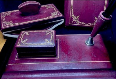 Basis Stift Füllfederhalter Kugel Set Schreibtisch Tür Stil Cartier Leder 