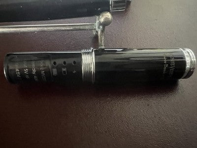 🔴 MONTEVERDE penna sfera lacca nera Power Bank lunghezza 14,5 cm