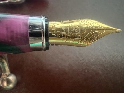 Stylo-Plume Jean Pierre Lépine Stylo à Plume Samba 1993 Rose Vert M New NOS 