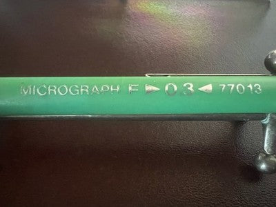 STAEDTLER Crayon Micrograph F 0,3 Mécanique Professionnel 77013 Vintage NOS