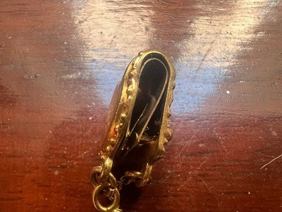 Chain Pocket Watch Victorian Chatelaine Seal Pinchbeck Antique 1800 N.2