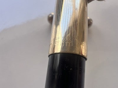 🔴 PARKER 51 matita meccanica portamine cappuccio laminato oro scrive astuccio