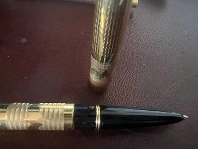 Lalex Penne à Bille Dorées Scrivono Avec Boîte Vintage