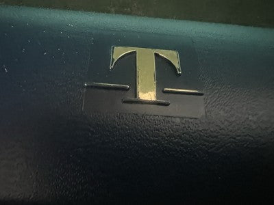 🔴 TISSOT box scatola orologio astuccio custodia cofanetto blu macchie vintage