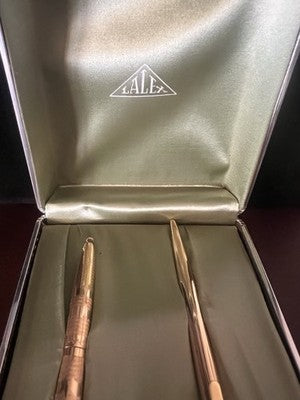 Lalex Penne à Bille Dorées Scrivono Avec Boîte Vintage
