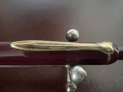 PELIKAN Kugelschreiber K200 Burgunder Bordeaux Vintage RAR Aus Den 60er Jahren
