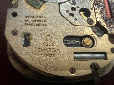 OMEGA Dial With Movement Caliber 1430 Quartz 26,8 MM Vintage