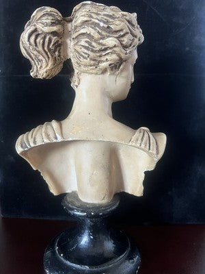 Artemis Diana Büste Kopf Göttin Römer Greek Statue Skulptur Marmor Vintage