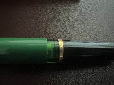 🔴 PELIKAN penna stilografica MK10 a pistone pennino F e sfera K150 set vintage