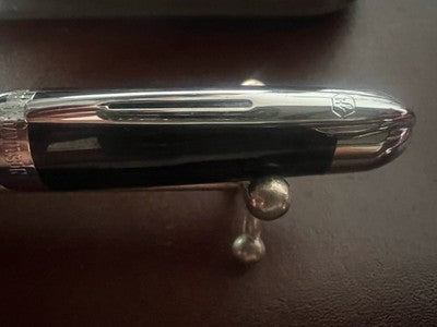 🔴 WATERMAN penna stilografica HARLEY DAVIDSON moto pennino F con astuccio latta