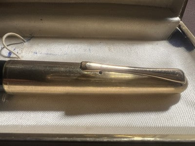 🔴 AURORA penna stilografica 88 pistone pennino ORO M scrive vintage 565435