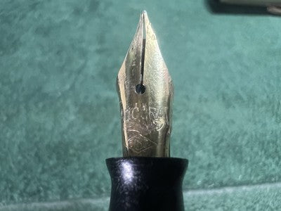 Anchor Pen Fountain Pen Celluloid Push Button Pen Original Gold Vintage