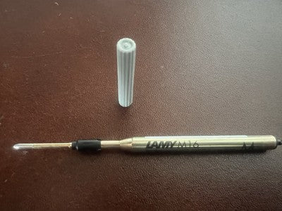 Lamy Recharge Stylo-Plume Sphère M16 Moyen Encre Noir 3 Pièces Recharge