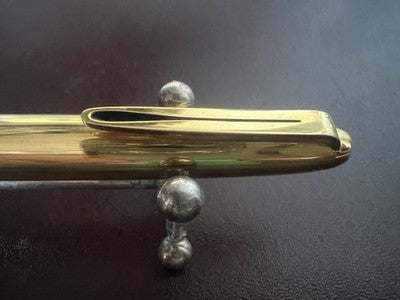 Aurora Stift Kugel Serie Adler Schwarz Vergoldet Schreibt Perfekt Vintage 