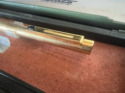 Morris Pen Fountain Pen Plated Gold Pen (M) Marking Vintage