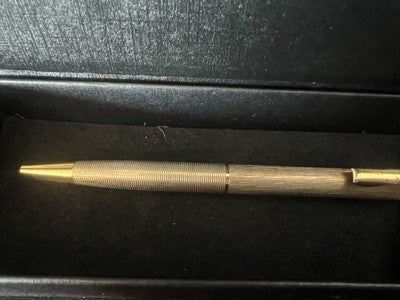 🔴 PELIKAN penne sfera pulsante scatto metallo dorato opaco vintage
