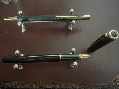 Sheaffer Pen Fountain Pen Sentinel Lacquer F4 + Pen Ball Set Vintage Box
