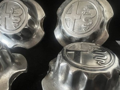 🔴 ALFA ROMEO original hubcaps Alfasud Sprint TI 70s 80s SET 4 