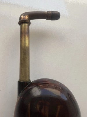 🔴 Trombetta cassa amplificatore udito ascolto Clarvoy celluloide vintage 1800