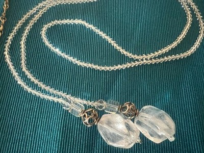 Collares De Cristales Perlas Piedras Pulsera Bisutería Vintage N.3 