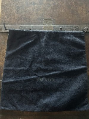 🔴 PRADA sacca borsa accessori anti polvere viaggio L 30 h 30 originale no lacci