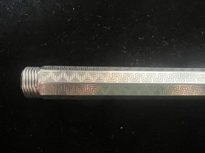 Montegrappa Pen Fountain Pen Silver 925 Reminiscence Greek Pen Gold NOS
