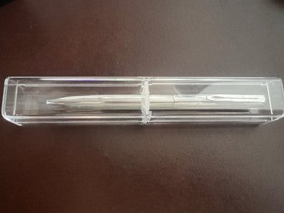 🔴 AURORA Kugelschreiber mit tausend Linien, verchromt, schreibt im Vintage-Stil, 1960er Jahre C 