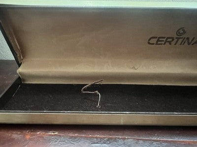 🔴 CERTINA box scatola orologio polso uomo cofanetto custodia vintage