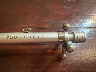 🔴 STAEDTLER matita meccanica 925 25-07 con gomma e mina 0.7 nuova NOS
