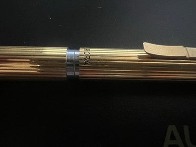 Aurora Pen Sphere Hastil Retractable Gold Hood Sublimation