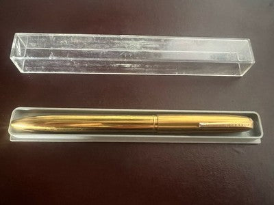 🔴 NORMAN G penna sfera metallo massiccio a scatto rara USA vintage