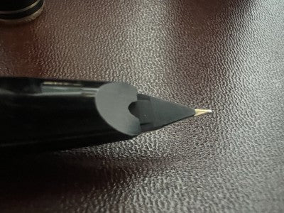 🔴 MONTBLANC 221 stilografica pistone pennino oro 14K garanzia vintage '60 NOS