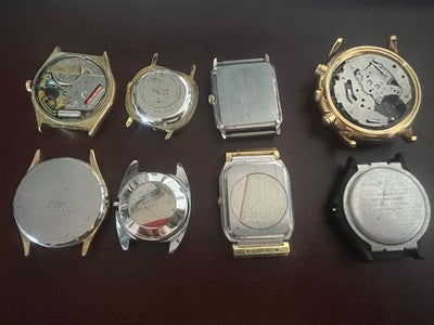 🔴 Movimenti orologi Citizen Casio Mondia Avion da riparare parti ricambio 8Pz