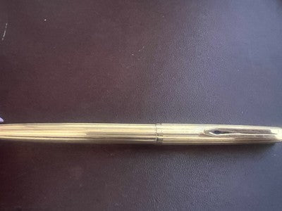 Aurora Stylo-Plume Stylo à Plume Et Sphère 98 Or F Scrivono Plaqué Vintage
