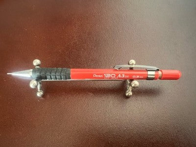 Pentel Crayon Mécanique 120 A3 Dx A313 Rouge Corail 0,3 MM NOS Vintage
