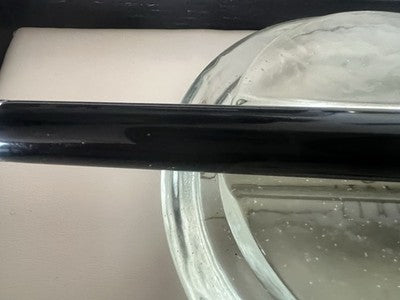 Montegrappa Stift Kugel Wort Slim Schwarz Stahl Matt Resin Roller NOS