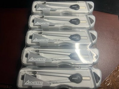 🔴 Professionelle, versiegelte italienische Metallzirkel für Architekten, 10er-Pack 