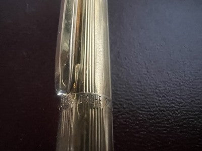 🔴 CARAN D'ACHE penna sfera Madison placcata oro scrive garanzia astuccio