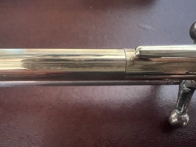 Cross Stift Kugel Vergoldet Gold 1 KT Im Feld Original Garantie Vintage 