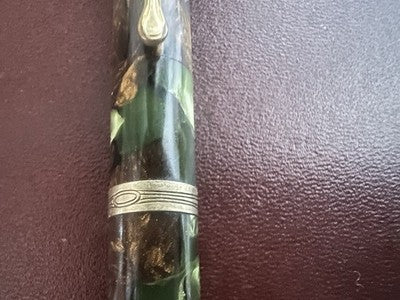 🔴 WATERMAN'S matita meccanica celluloide marmorea Art Déco vintage anni ’30