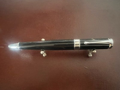 🔴 MONTEVERDE penna sfera lacca nera Power Bank lunghezza 14,5 cm