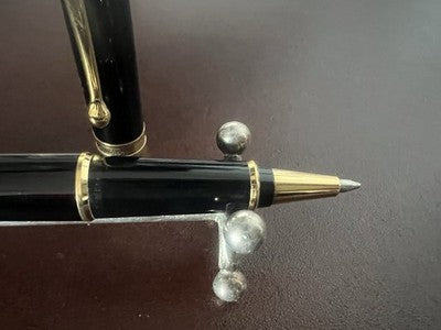 Aurora Stylo-Plume Sphère 88 Mod 810 Résine Noir Recharge Roller Écrit Trousse 