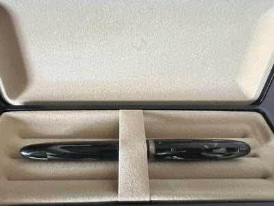 🔴 MONTEGRAPPA penna stilografica EXTRA celluloide pulsante fondo scrive vintage