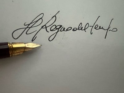 Cartier Stift Füllfederhalter Vendome Trinity Feder F Vergoldet Gold A 