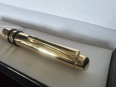 Marksman Stift Füllfederhalter Gold Feder F Mit Patronen Pelikan Schreibt 