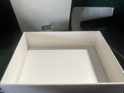 🔴 MONTBLANC scatola portafoglio completa con garanzia e contro scatola 118694