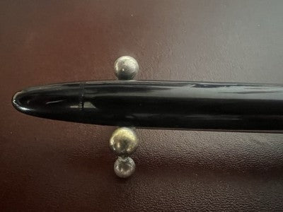 Linz Pen Fountain Pen Black Piston Pen Gold 14 KT Piston Marking Vintage